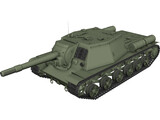 Howitzer ISU152 3D Model preview