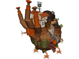 Howl Moving Castle 3D Model preview