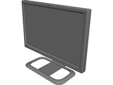 HP L1710 Monitor 3D Model preview