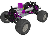 HPI RC Monster Truck Car 3D Model