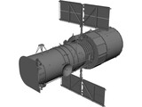 Hubble Space Telescope 3D Model preview