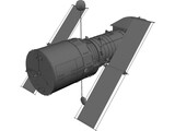 Hubble Space Telescope 3D Model preview