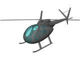 Hughes OH-6A Cayuse 3D Model preview