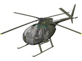 Hughes OH-6A Cayuse 3D Model preview