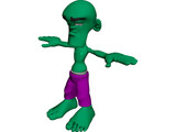 Hulky Cartoon 3D Model preview