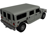 Hummer H1 Alpha 3D Model preview