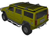 Hummer H2 (2003) 3D Model