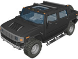 Hummer H2 3D Model preview