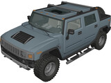 Hummer H2 3D Model preview