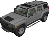 Hummer H3 3D Model preview