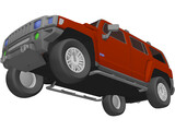 Hummer H3 3D Model
