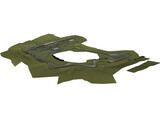 Hungaroring (Hungarian Race Track) 3D Model preview