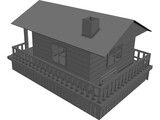 Hunter Cabin 3D Model preview