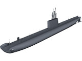 Hyatt (Oberon Class) 3D Model preview
