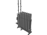 Hydraulic Accumulators Block 3D Model preview