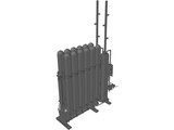 Hydraulic Accumulators Block 3D Model