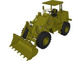 Hydraulic Loader 3D Model preview