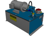 Hydraulic Power Pack 3D Model preview