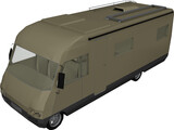 Hymer Camper 3D Model preview
