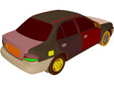 Hyundai Accent (1995) 3D Model