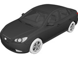 Hyundai Accent (2011) 3D Model preview