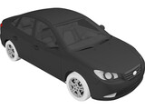 Hyundai Accent (2011) 3D Model