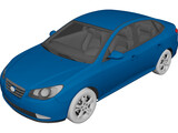 Hyundai Elantra (2011) 3D Model preview