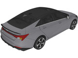 Hyundai Elantra (2021) 3D Model