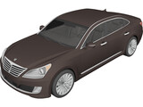Hyundai Equus (2014) 3D Model preview