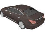Hyundai Equus (2014) 3D Model