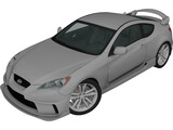 Hyundai Genesis Coupe Sport (2010) 3D Model preview