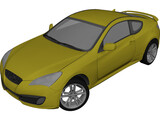 Hyundai Genesis Coupe 3D Model preview