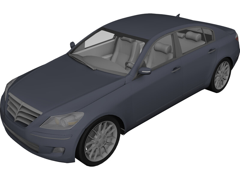 Hyundai Genesis 3D Model