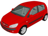 Hyundai Getz (2006) 3D Model preview