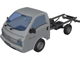 Hyundai H100 Porter Chassis 3D Model preview