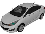 Hyundai HB20S 3D Model preview