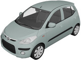 Hyundai i10 (2009) 3D Model preview