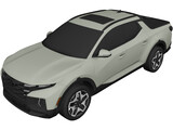 Hyundai Santa Cruz (2022) 3D Model preview