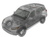Hyundai Santa Fe (2006) 3D Model