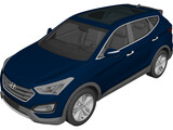 Hyundai Santa Fe Sport (2014) 3D Model preview