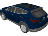 Hyundai Santa Fe Sport (2014) 3D Model