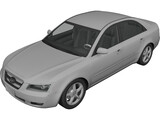 Hyundai Sonata (2007) 3D Model preview