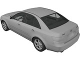 Hyundai Sonata (2007) 3D Model