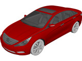 Hyundai Sonata (2011) 3D Model preview