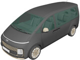 Hyundai Staria Lounge Premium (2021) 3D Model preview
