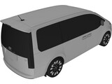 Hyundai Staria Premium (2022) 3D Model