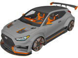 Hyundai Veloster N Race Concept (2019) 3D Model preview