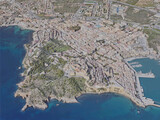 Ibiza City, Spain (2023) 3D Model preview