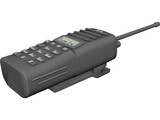 ICOM Handheld Radio Model F43 3D Model preview