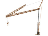 IGO 50 Self Erecting Tower Crane 3D Model